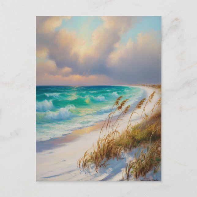 Destin Florida Painting Postcard (Front)