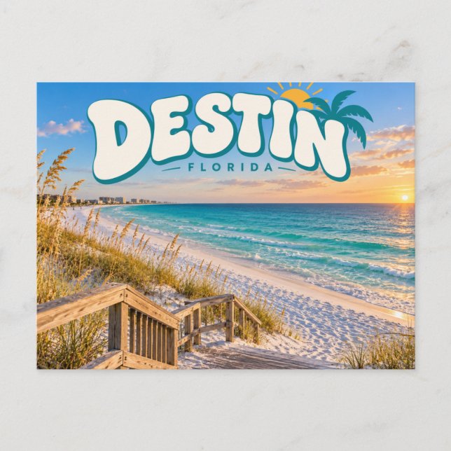 Destin Florida Postcard (Front)