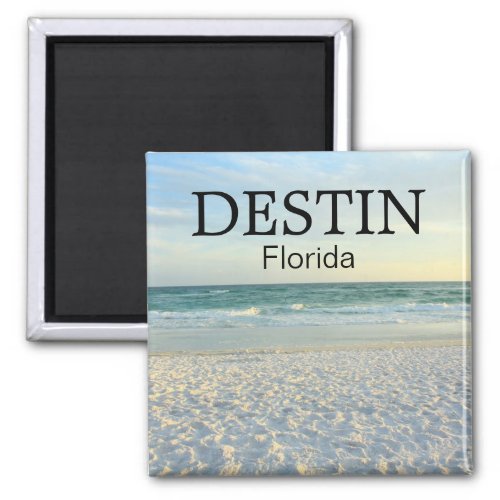 Destin Florida sugar sand beach sunset magnet