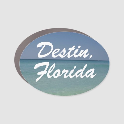 Destin Florida Vacation Destination Ocean Photo Car Magnet