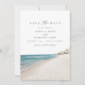 DESTIN Florida Watercolor Beach Save the Date Invitation (Front)