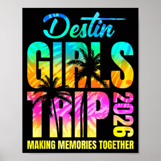 Destin Girls Trip 2026 Vacation Weekend Matching Poster