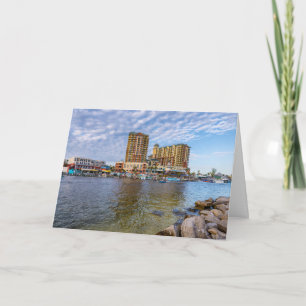 Destin Harbor Boardwalk Greeting Card