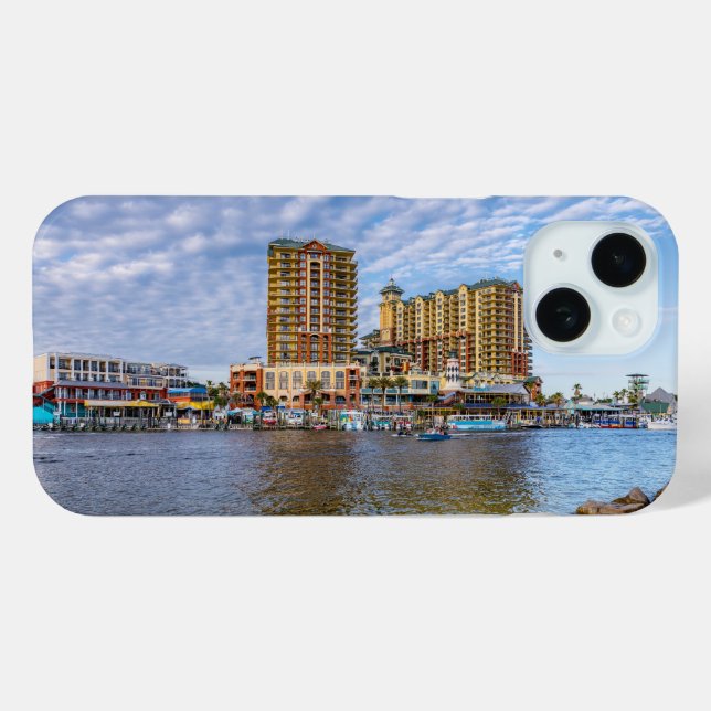 Destin Harbor Boardwalk iPhone Case (Back (Horizontal))