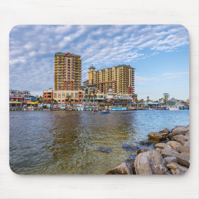 Destin Harbor Boardwalk Mousepad (Front)