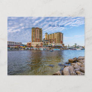 Destin Harbor Boardwalk Post Card