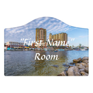 Destin Harbor Boardwalk Room Sign