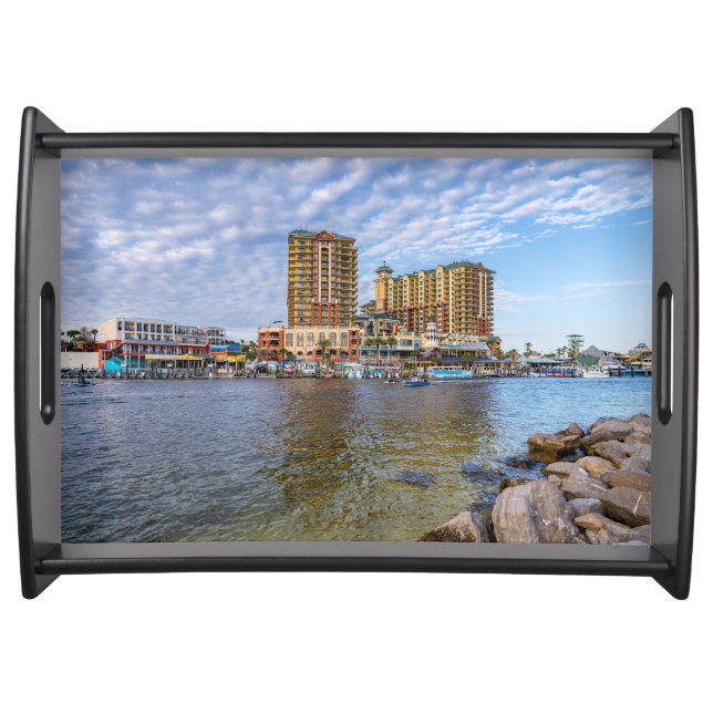 Destin Harbor Boardwalk Serving Tray (Front)