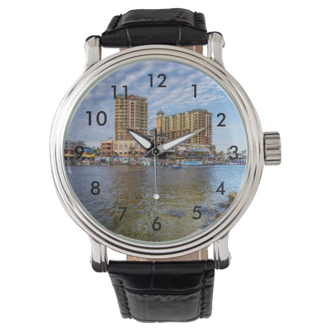 Destin Harbor Boardwalk Wrist Watch (Front)