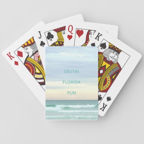 Destin Ocean Playing Cards
