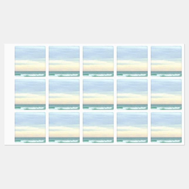 Destin Ocean Stationary Labels (Sheet)