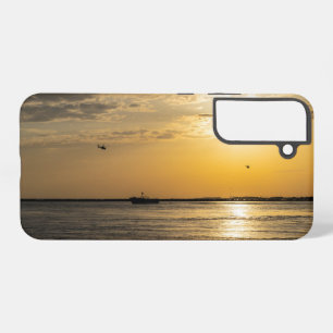 Destin Sunset And Helicopters Samsung Phone Case