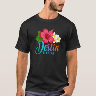 Destin Vacation Florida Tropical Hibiscus Flower T-Shirt