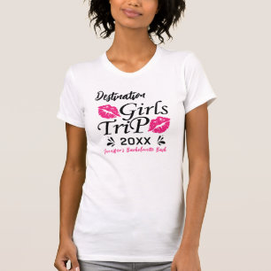 Destination Bachelorette Hen Party Name Year Group T-Shirt