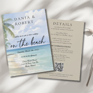 Destination Beach Wedding Invitation