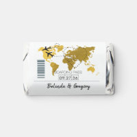 Destination Boarding Pass Wedding 