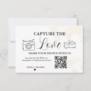 Destination Capture the Love Wedding QR Code Card
