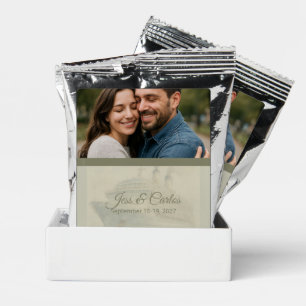 Destination Cruise Ship Custom Photo Wedding Coffee Drink Mix