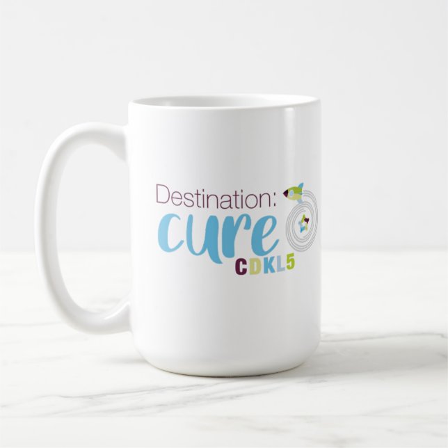 Destination Cure CDKL5 Coffee Mug (Left)