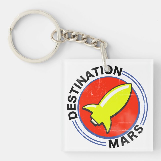 Destination Mars Keychain (Front)