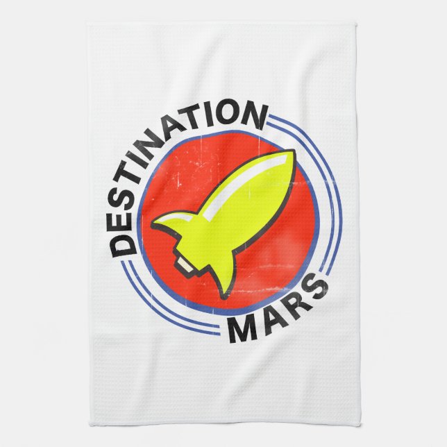 Destination Mars Kitchen Towel (Vertical)