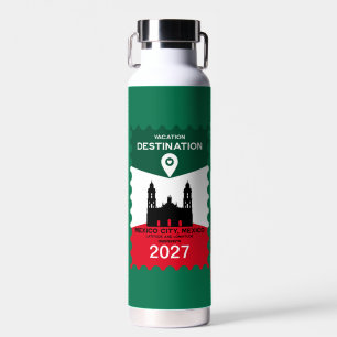 Destination Mexico Vacation Gift Water Bottle