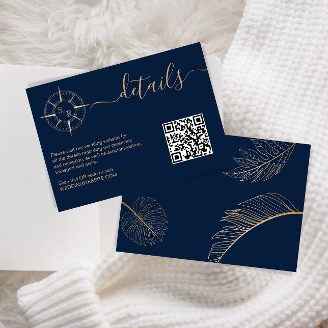 Destination Passport Compass QR Code Details Enclosure Card (Creator Uploaded)