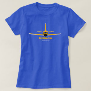 Destination Richmond Virginia VA Airplane Airport T-Shirt