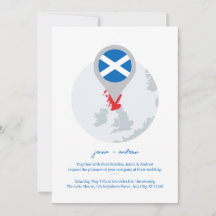 Destination Scotland Wedding Invitation