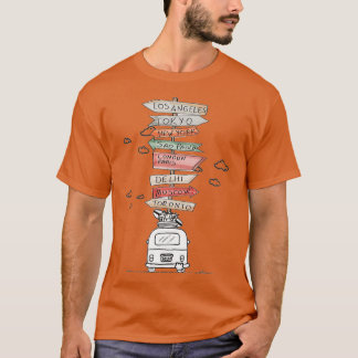 Destination Sign Board T-Shirt