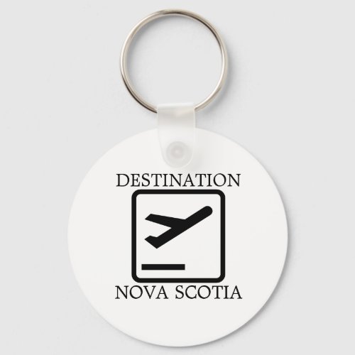 Destination To  East Coast Nova Scotia key chain