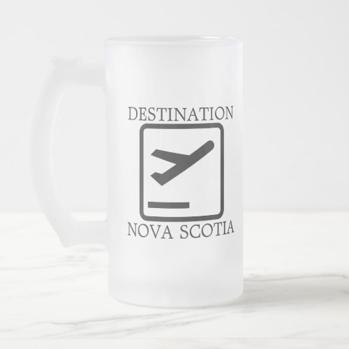 Destination To the East Coast Nova Scotia beer mug