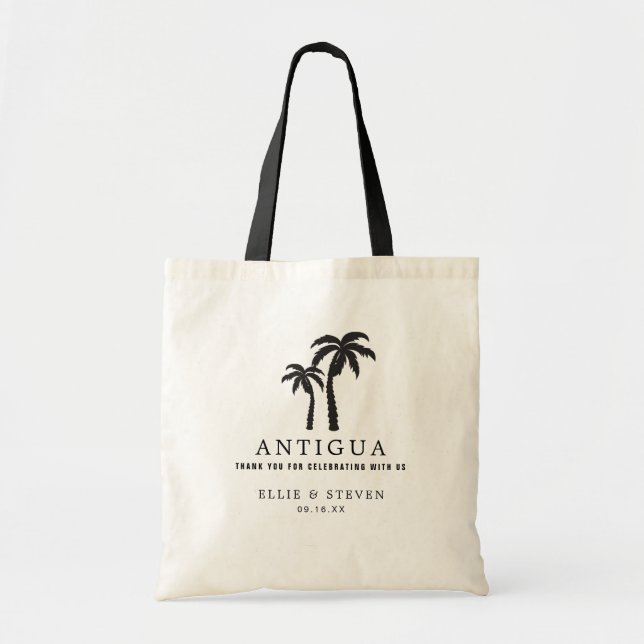 Destination Wedding Bag Palm Trees (Front)