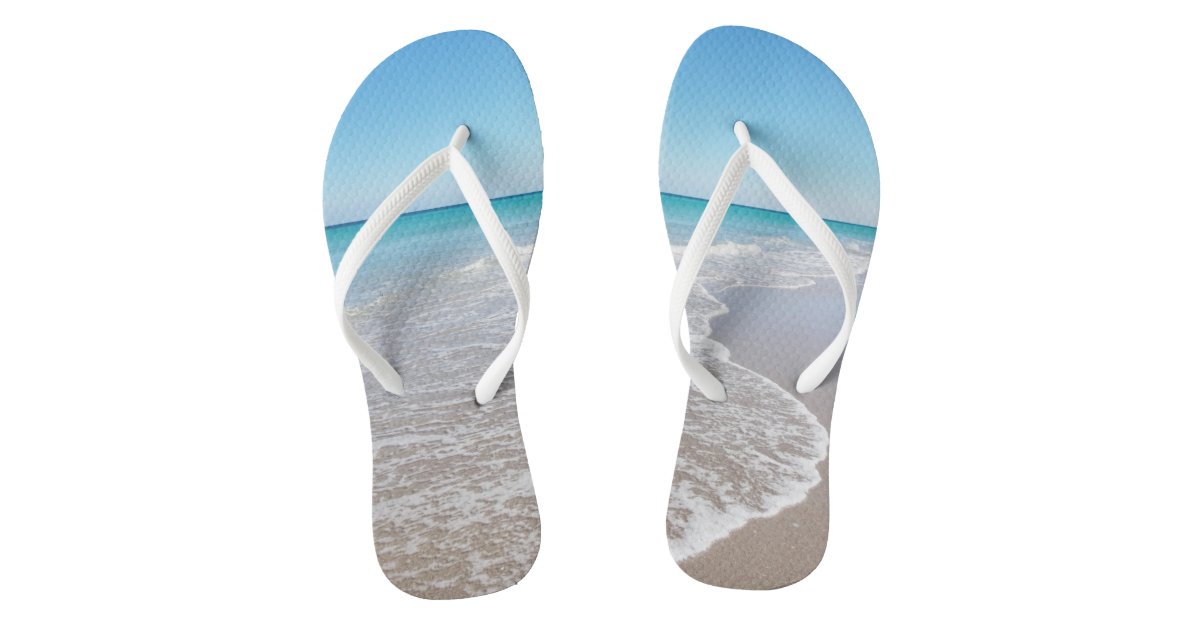 Destination Wedding Beach Sandals | Zazzle