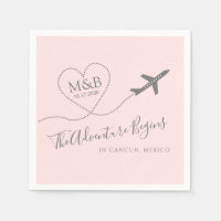 Destination Wedding Bridal Shower Custom Airplane