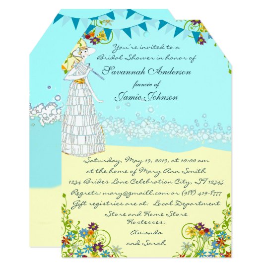 Destination Wedding Shower Invitations 7