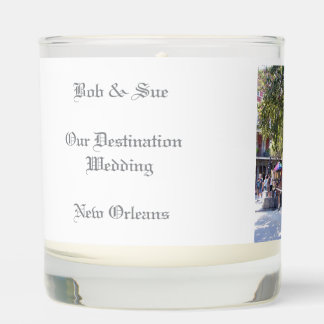 Destination Wedding Favor Scented Candle