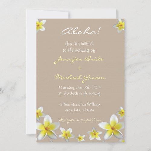 Destination Wedding Invitation