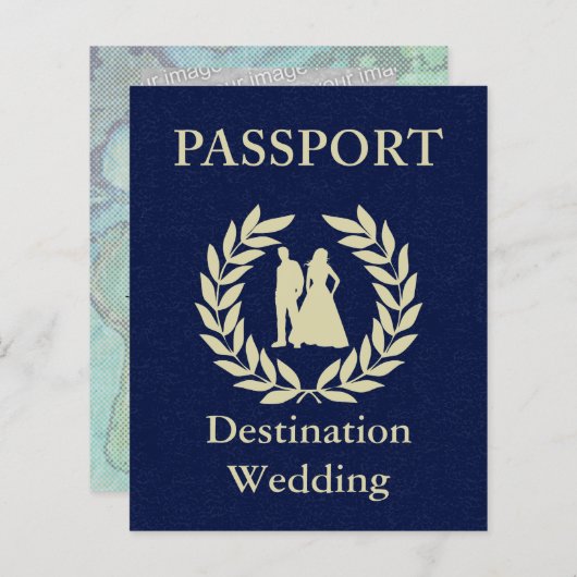 destination wedding passport (Front/Back)