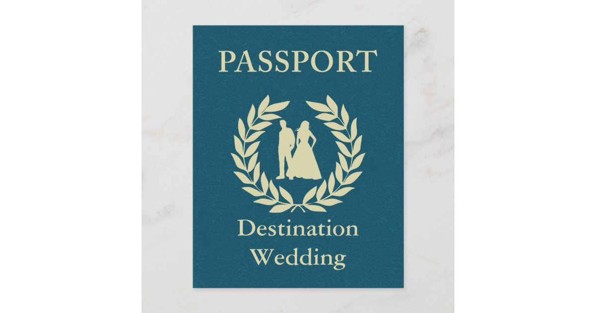 destination wedding passport | Zazzle