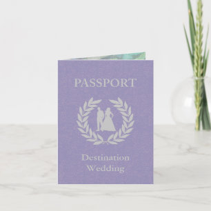 destination wedding passport invitation