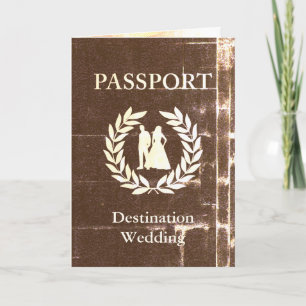 destination wedding passport invitation