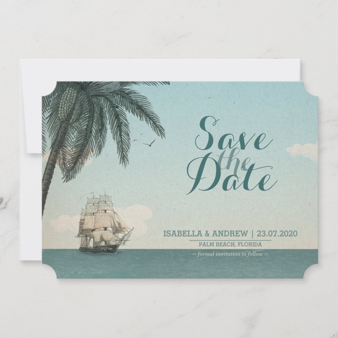 Destination Wedding Save the Date Zazzle