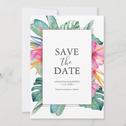 Destination Wedding Save The Date Invitations