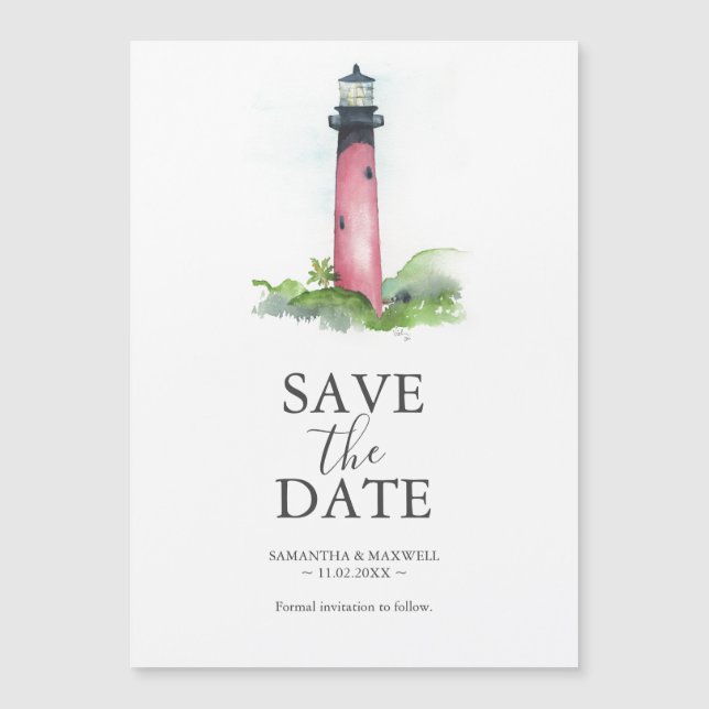 Destination Wedding Save The Date Magnets (Front)