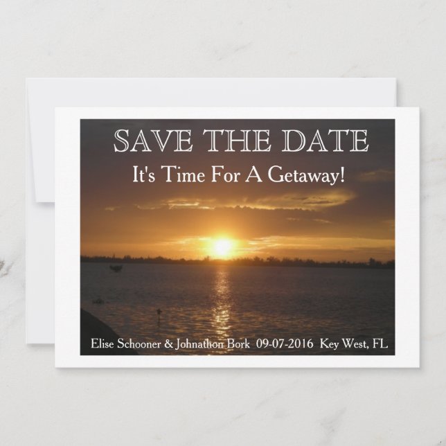 Destination wedding save the date. save the date (Front)