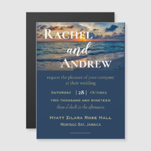 Destination Wedding Sunny Skies Wedding Invitation