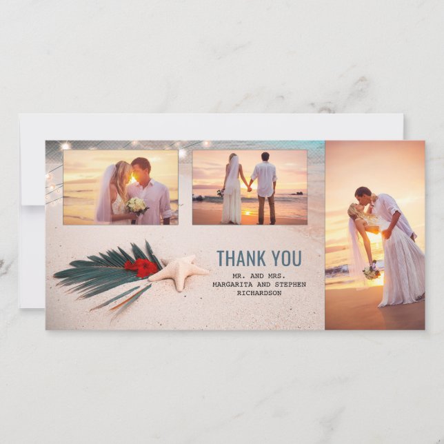 Destination Wedding Thank You Card (Front)