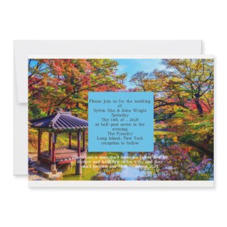 Destination Wedding Theme Invitation