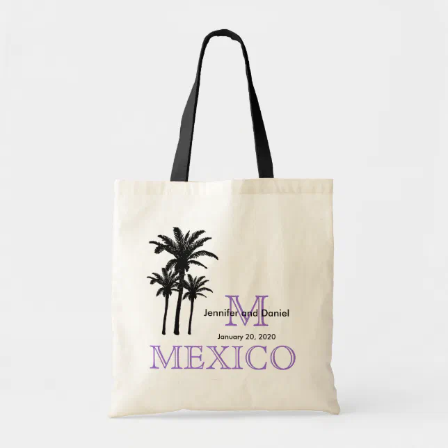 Destination Wedding Tote Bags Mexico | Zazzle